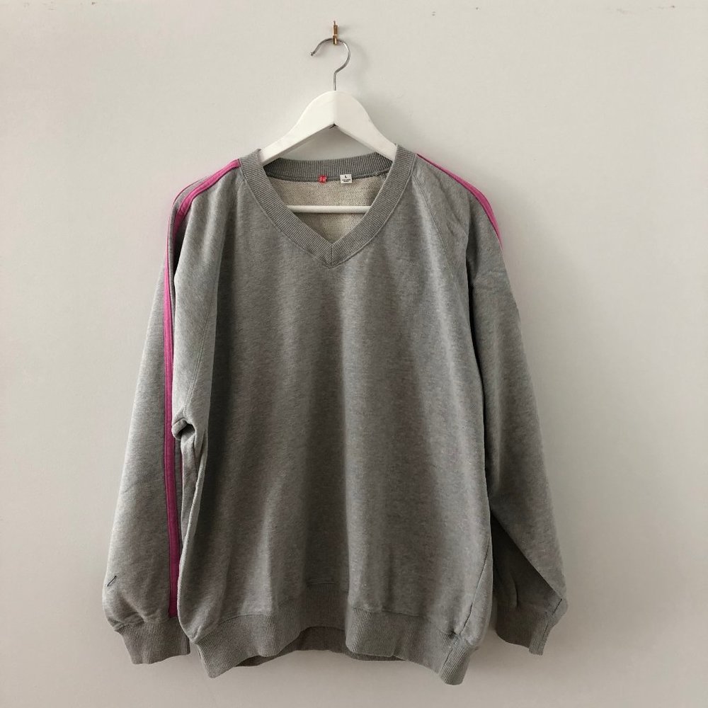 UNIQLO Crew Neck Long-Sleeve Pullover Sweatshirt